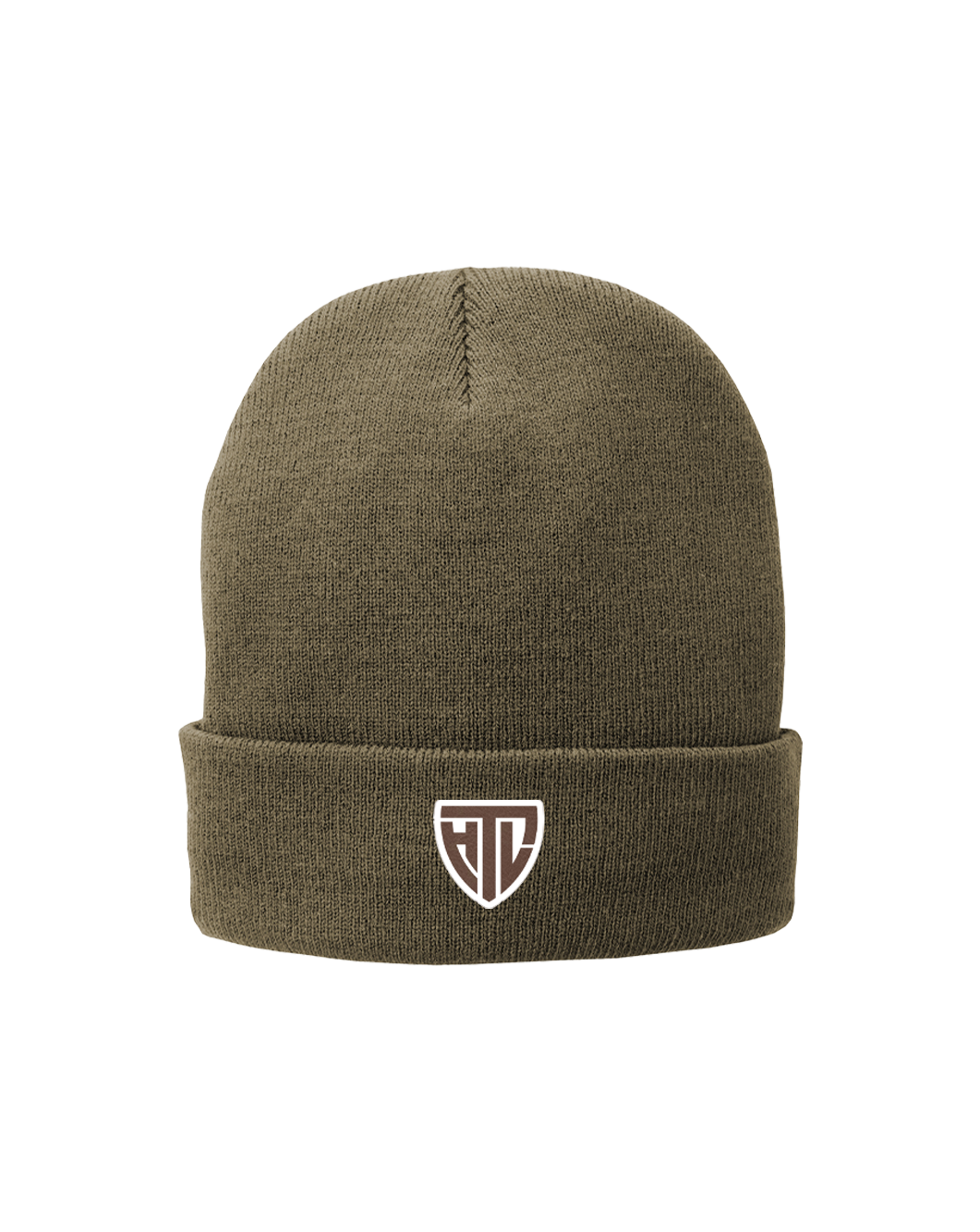 HTL Leather Patch Beanie