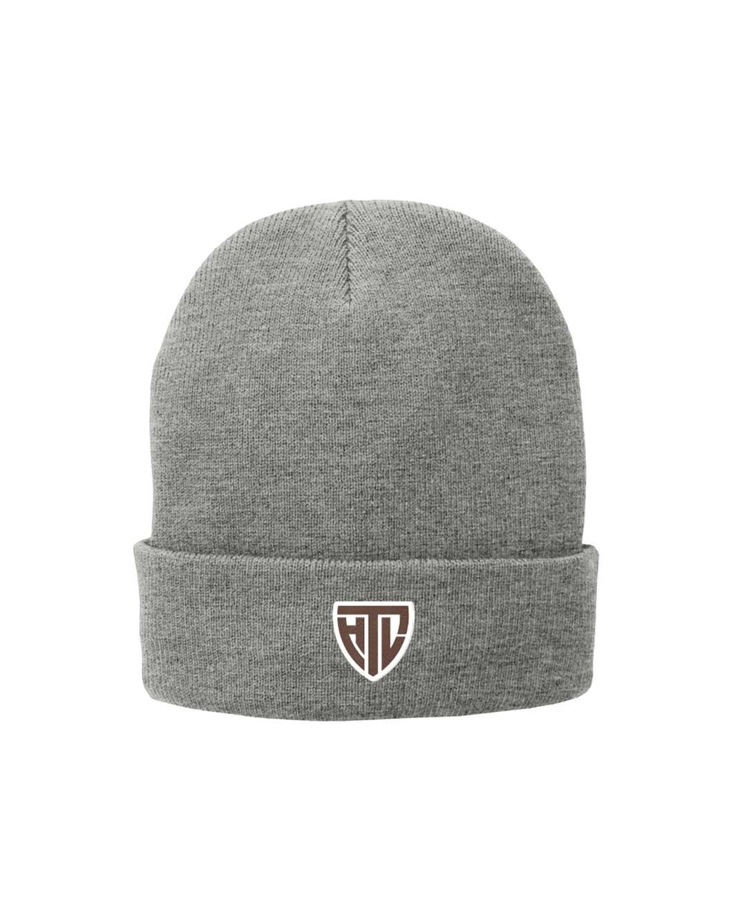 HTL Leather Patch Beanie