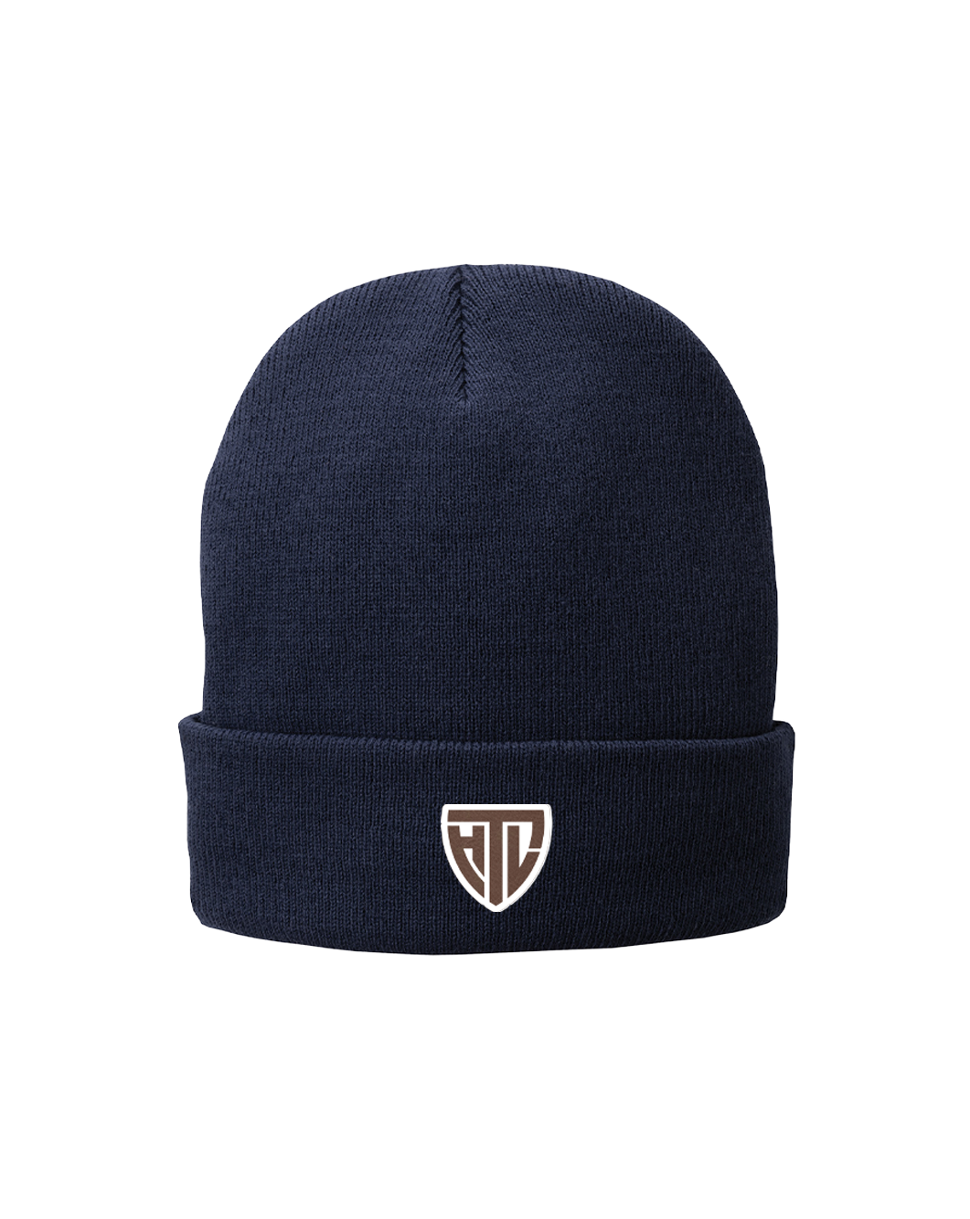 HTL Leather Patch Beanie