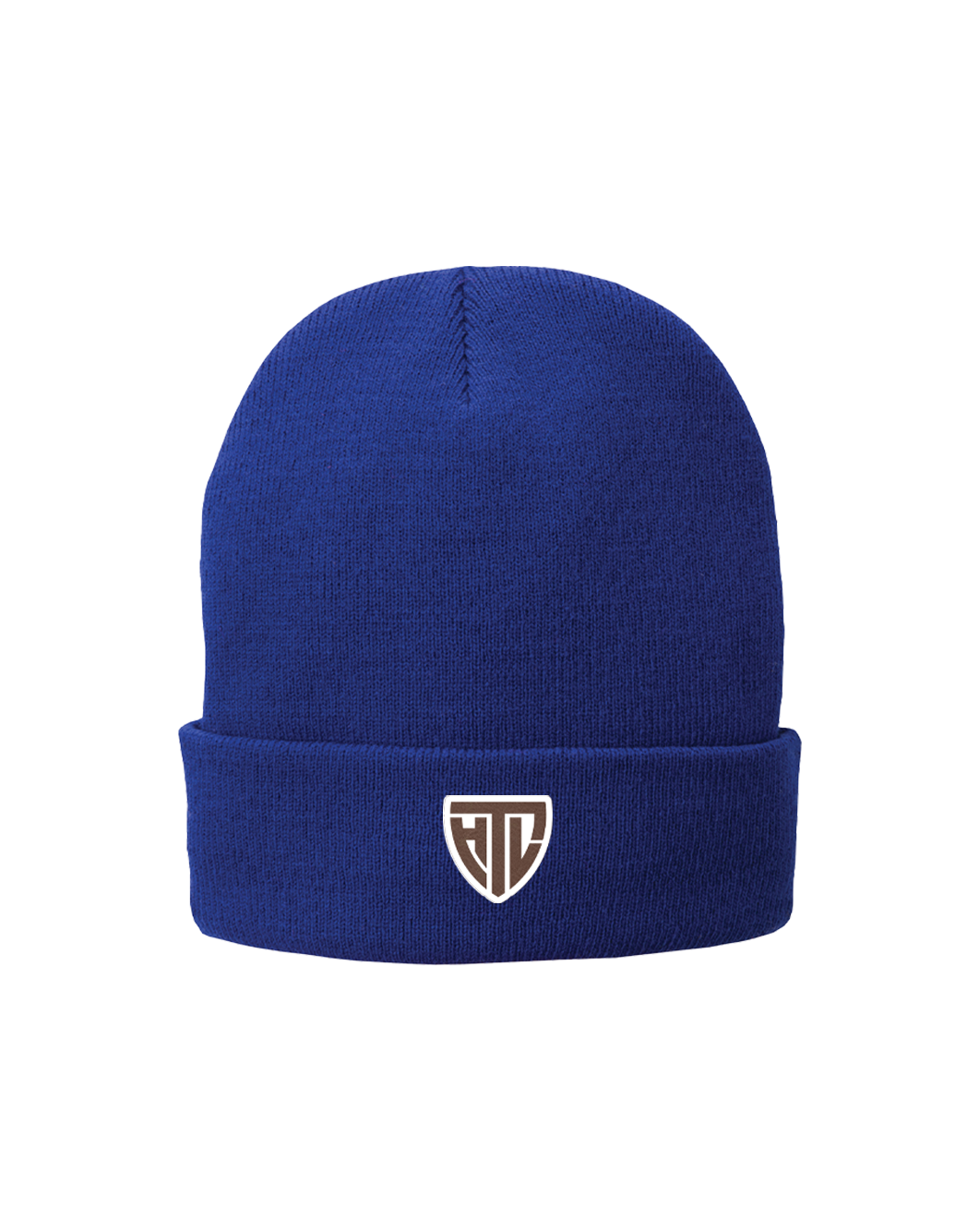 HTL Leather Patch Beanie